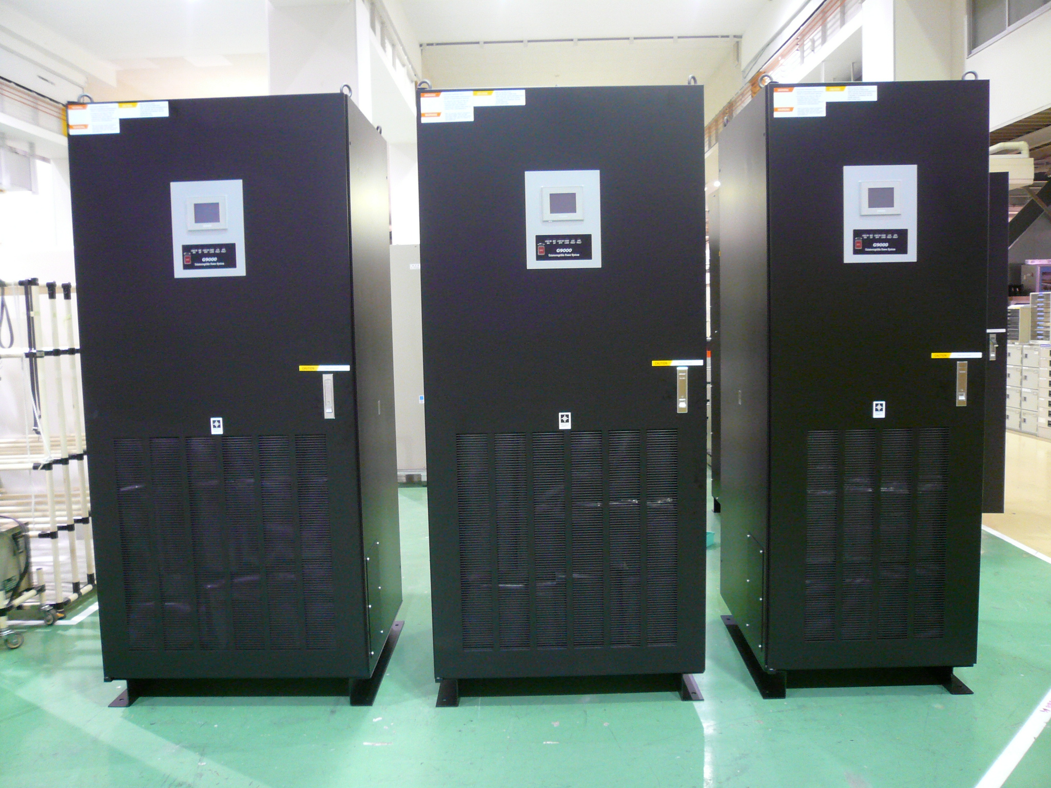 Toshiba Uninterruptible Power Supplies G9000 Series: 225kVA, 160kVA, 100kVA units